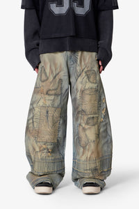 Snap Zipper II Cargo Pants - Black