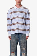 Striped L/s Polo Shirt - Multi