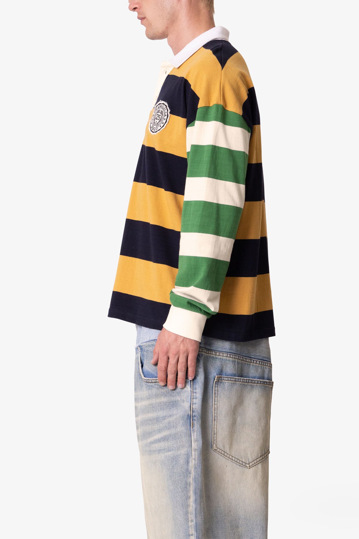 Striped Rugby L/S Shirt - Multi | mnml | shop now