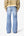 Studded Super Flare Denim - Blue