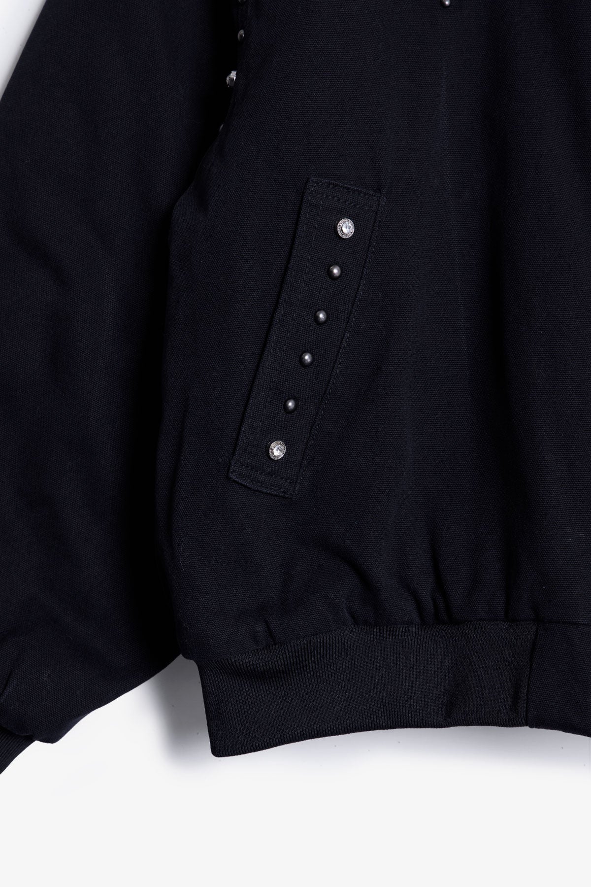 Studded Work Jacket - Washed Black | mnml | shop now