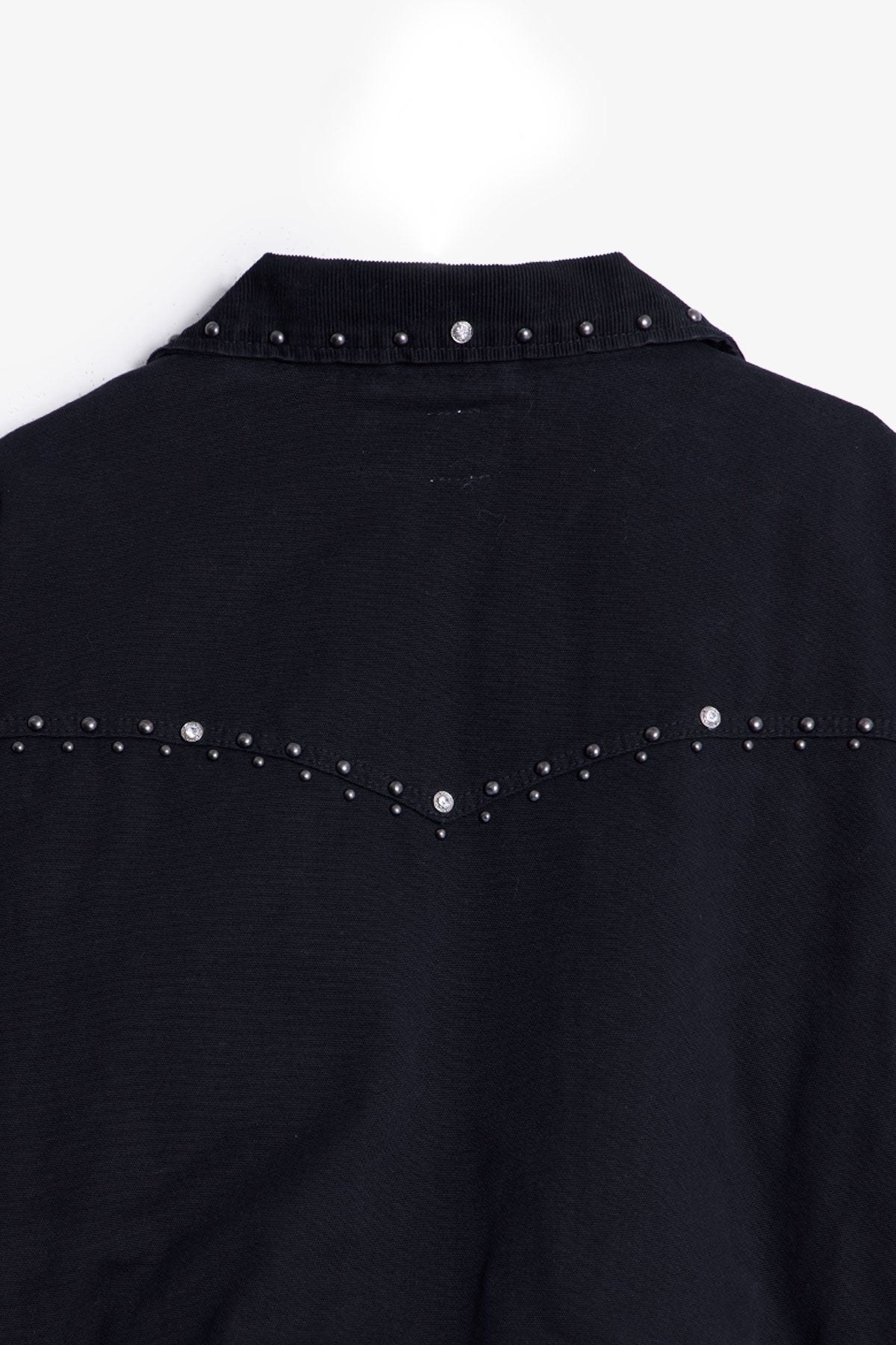 Studded Work Jacket - Washed Black | mnml | shop now