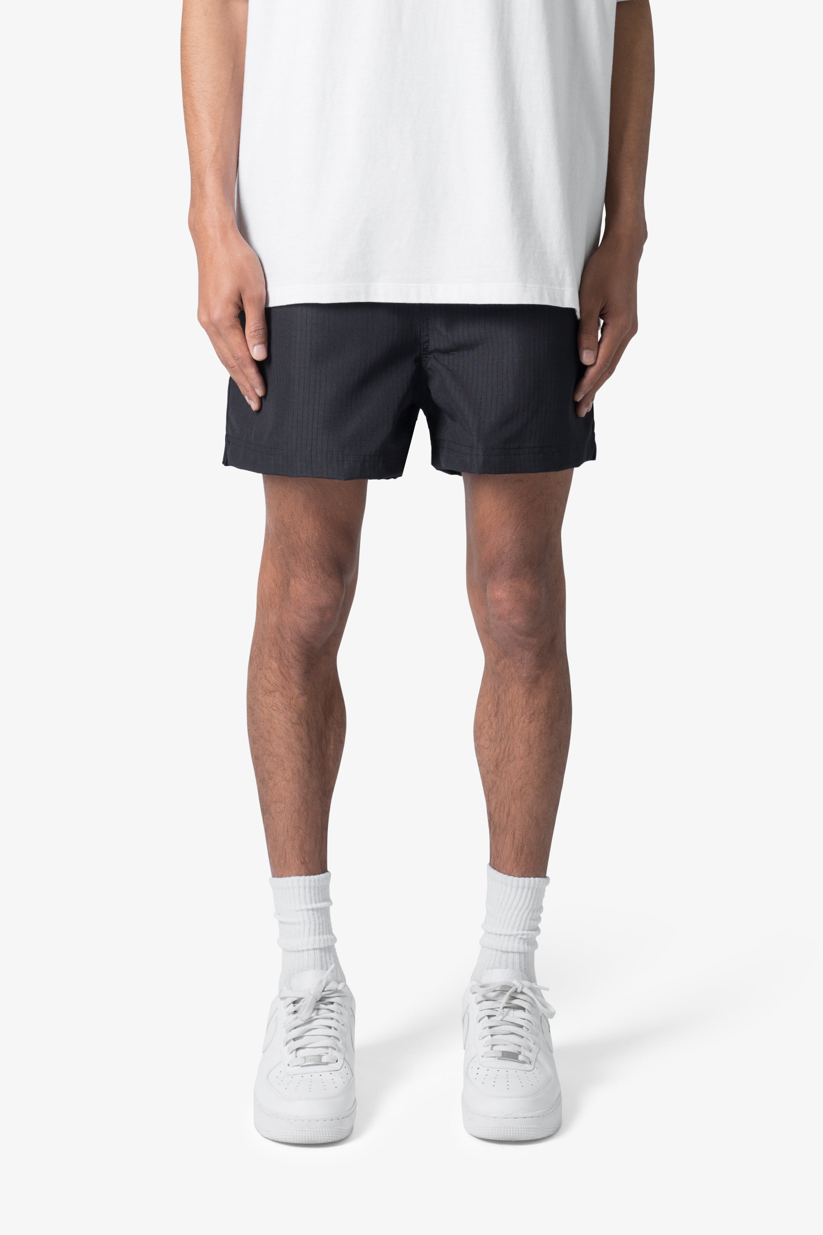 mnml ミニマル EVERY DAY MESH SHORTS ブラック/ホワイト mnml-everydaymesh-r.jpg