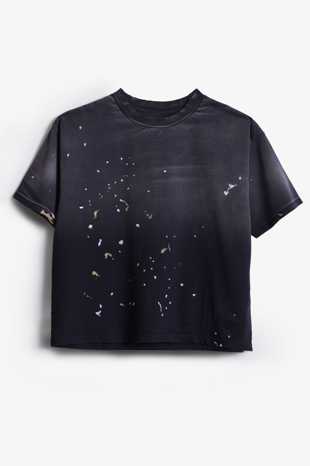 Double Layer Thermal Sleeve Tee - Washed Black | mnml