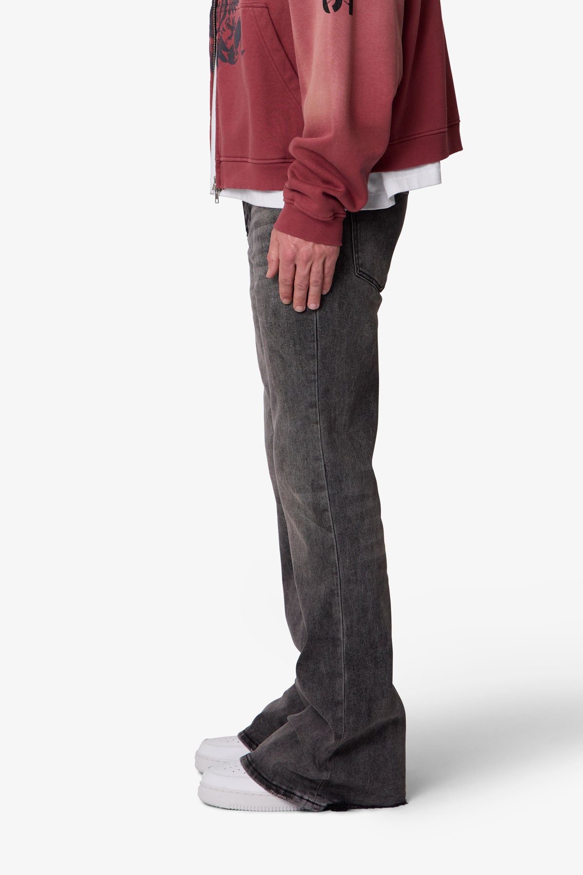 Super Flare Denim - Vintage Black | mnml