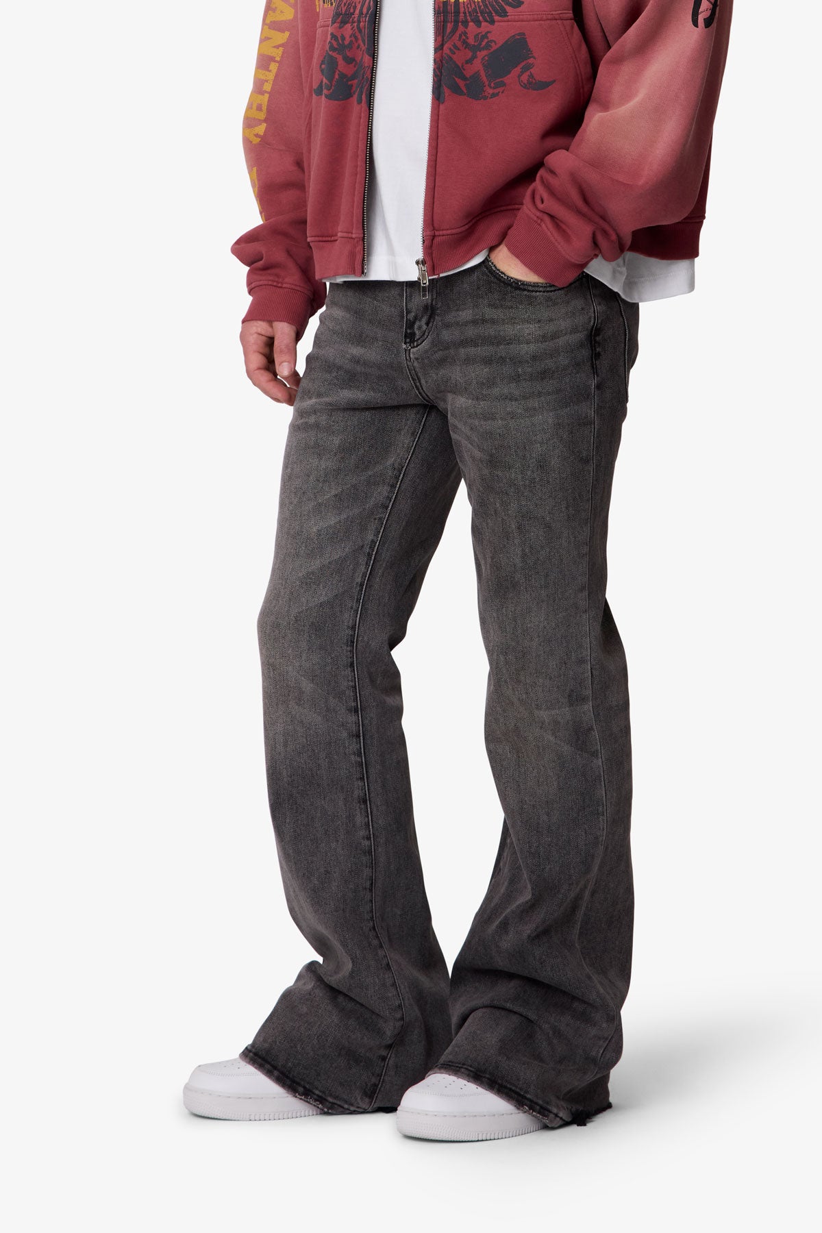 Super Flare Denim - Vintage Black | mnml