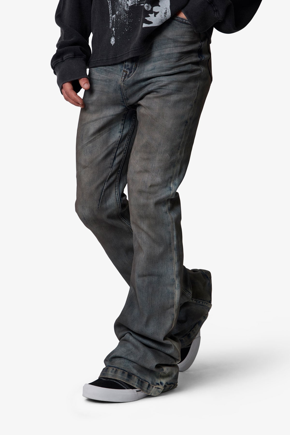 Super Stacked Denim - Vintage Blue | mnml