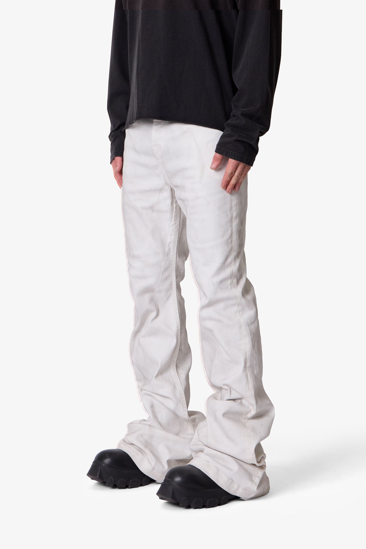 靴  Originals Stacked Denim 24.0 Super Stacked Denim - White | mnml