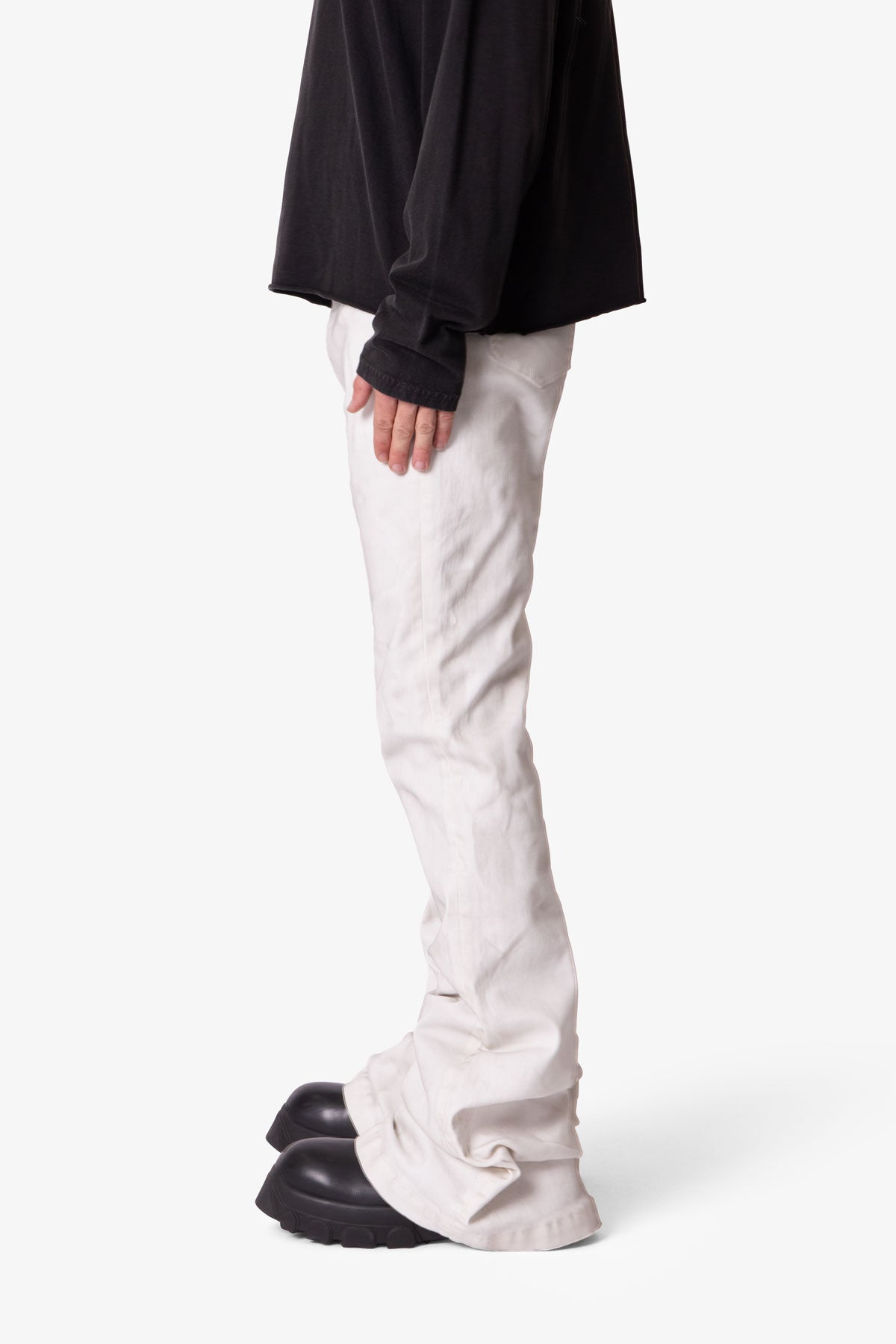 mnml【白色28size】 Super Stacked Denim - White | mnml