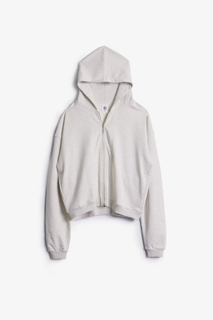 The Perfect Zip Up Hoodie - Heather Grey