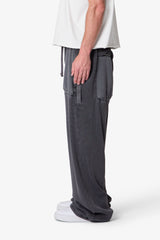 Thermal Cargo Sweatpants - Grey