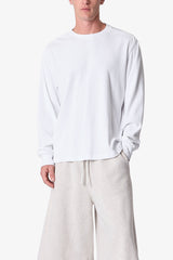 Thermal Long Sleeve Tee - White