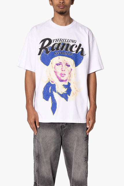 Thrilling Ranch Tee - White