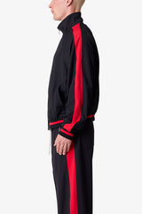 Track Jacket - Black/Red