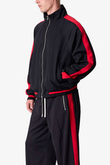 Track Jacket - Black/Red