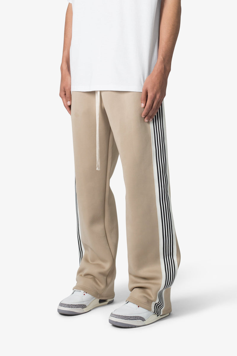 Tricot Side Stripe Pants - Earth | mnml | shop now