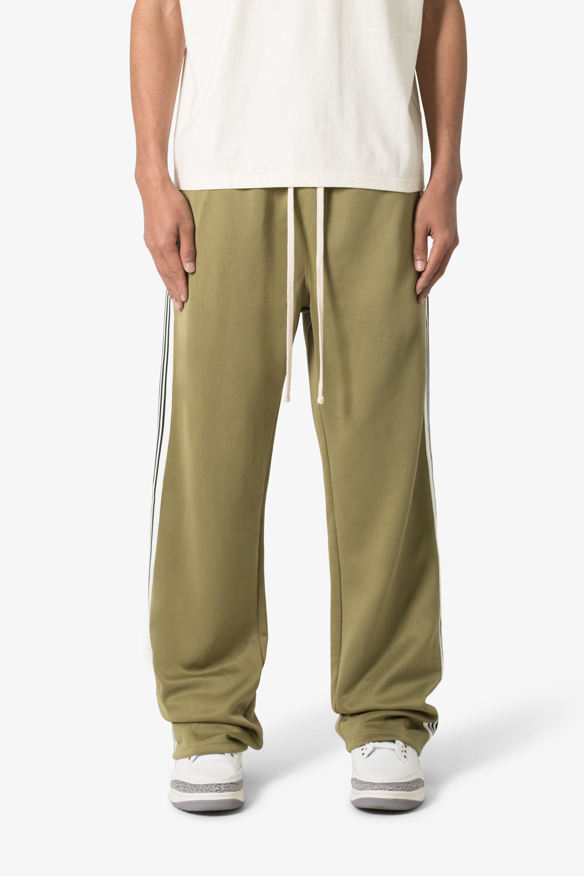 Tricot-Side-Stripe-Pants-Olive