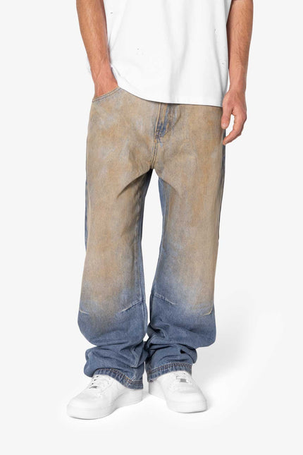 Ultra Baggy Barn Vintage Denim - Blue