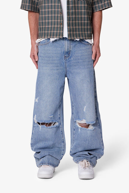 Ultra Baggy Blowout Denim - Washed Vintage Blue
