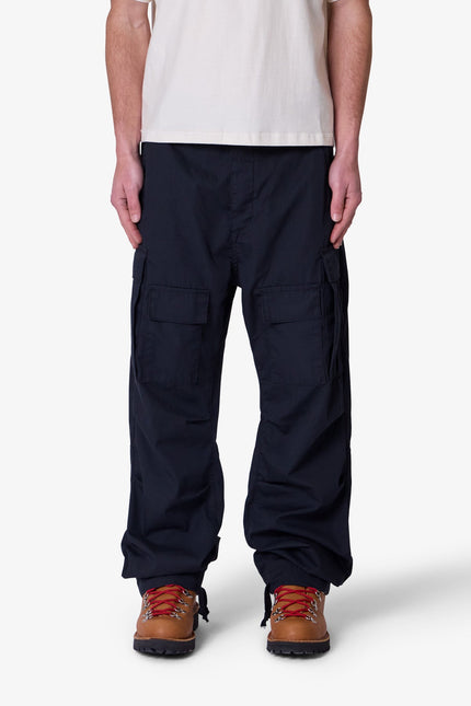 Ultra Baggy Cargo Pants - Black