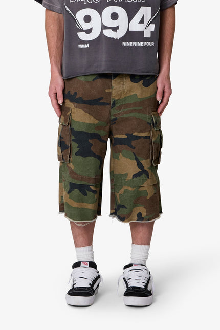 Ultra Baggy Cargo Shorts - Camo