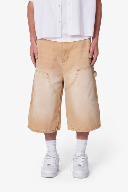 Ultra Baggy Carpenter Shorts - Washed Tan