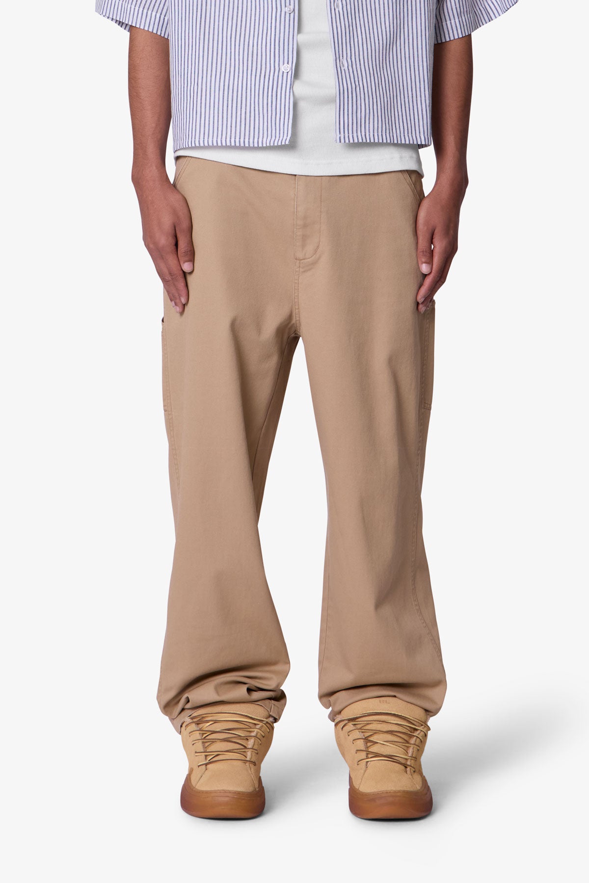 Ultra Baggy Chino Pants - Khaki | mnml