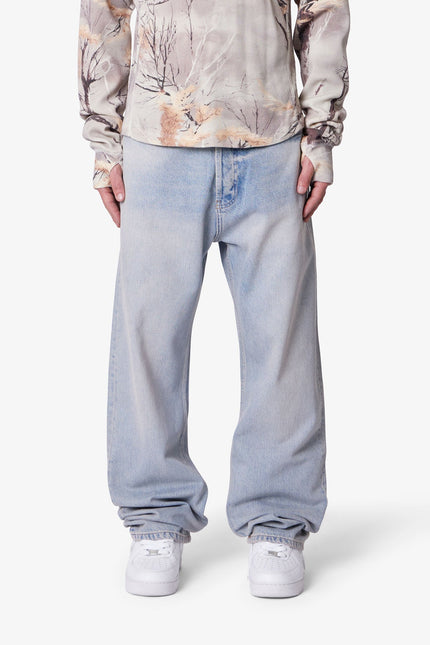 Ultra Baggy Denim - Light Sand Washed Blue