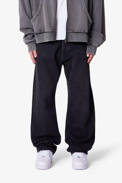Ultra Baggy Denim - Stone Wash Black