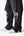 Ultra Baggy Distressed Zipper Denim - Vintage Black