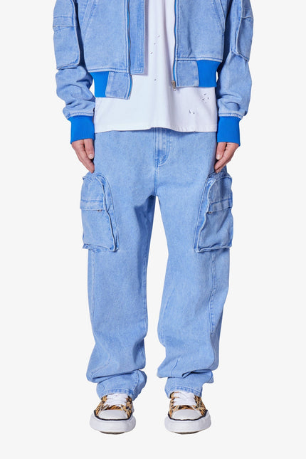 Ultra Baggy Feeling Blue Denim - Blue