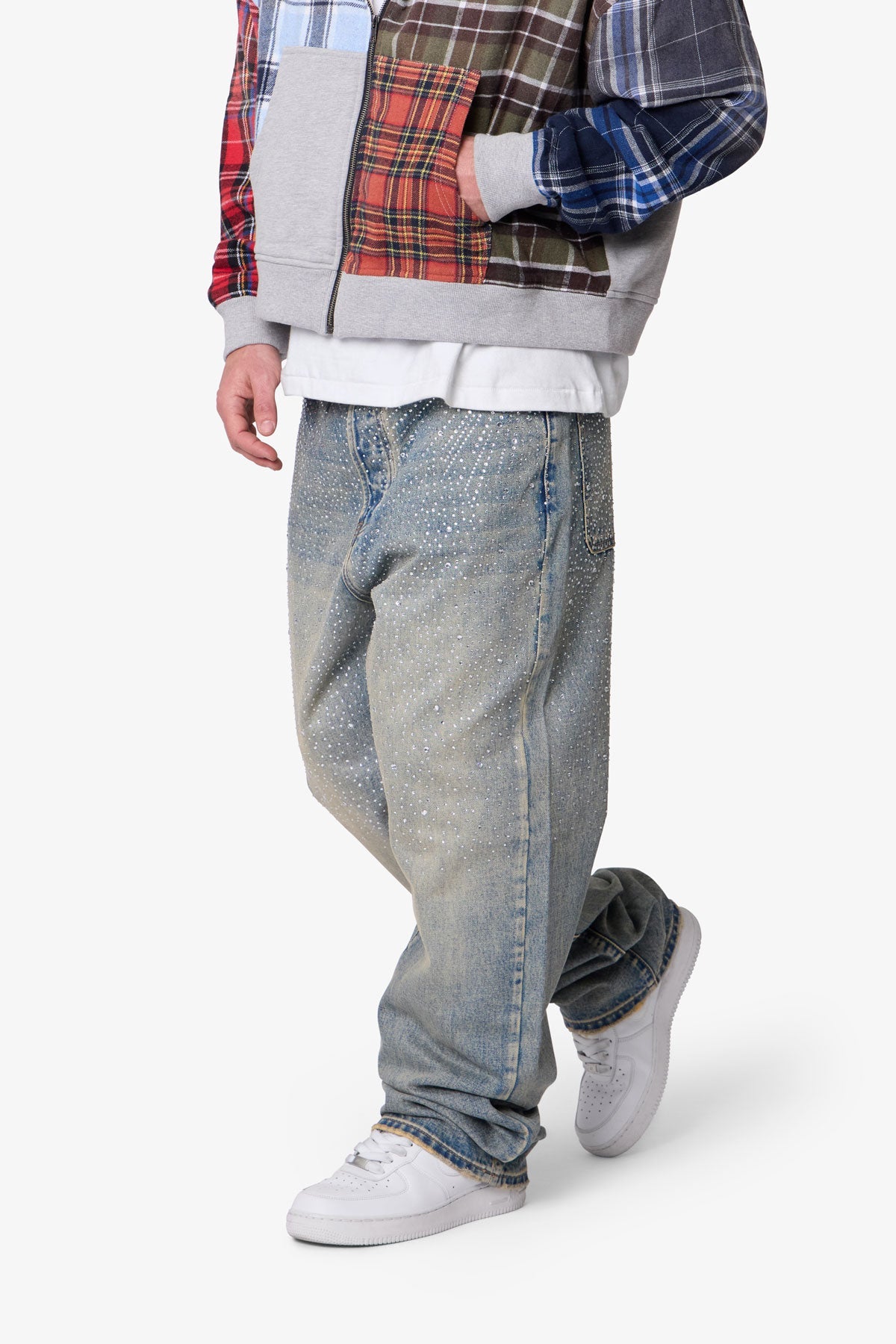 Ultra Baggy Gem Denim - Blue | mnml
