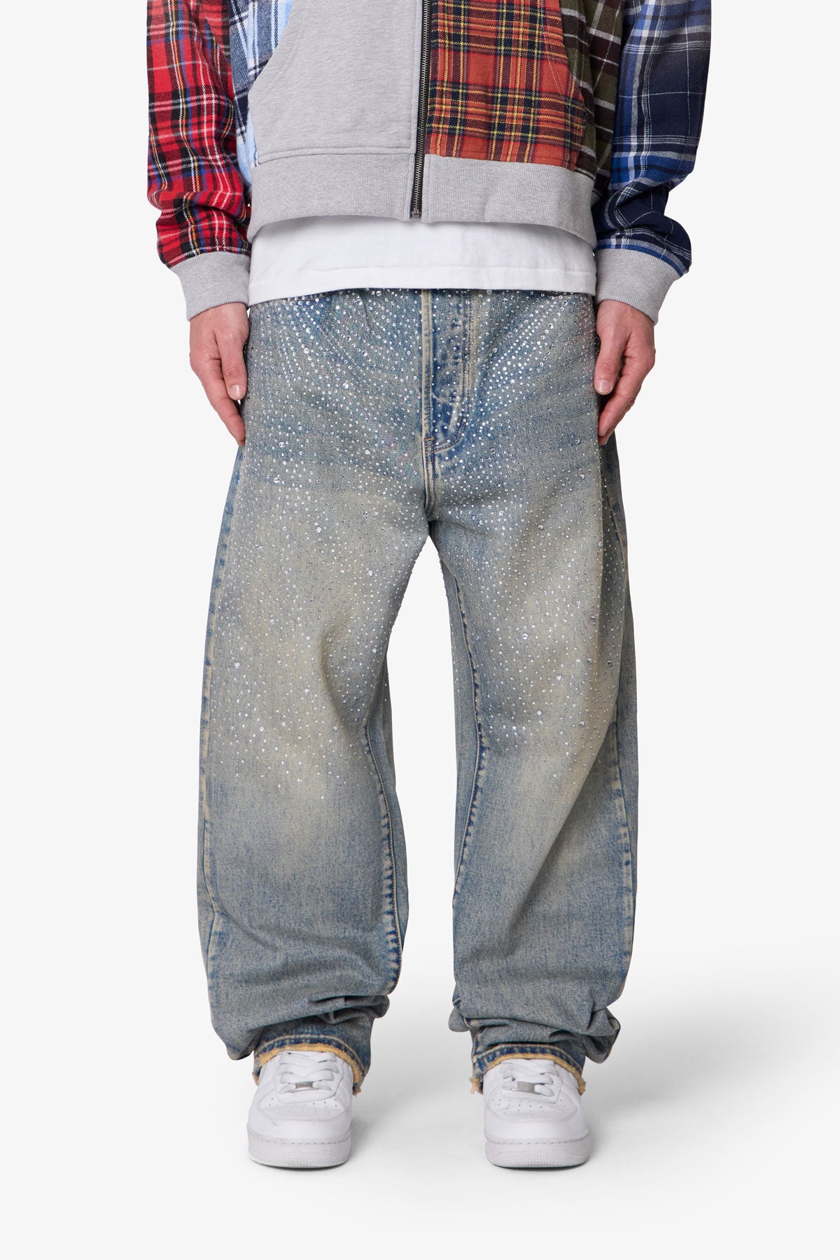 Ultra Baggy Gem Denim - Blue | mnml