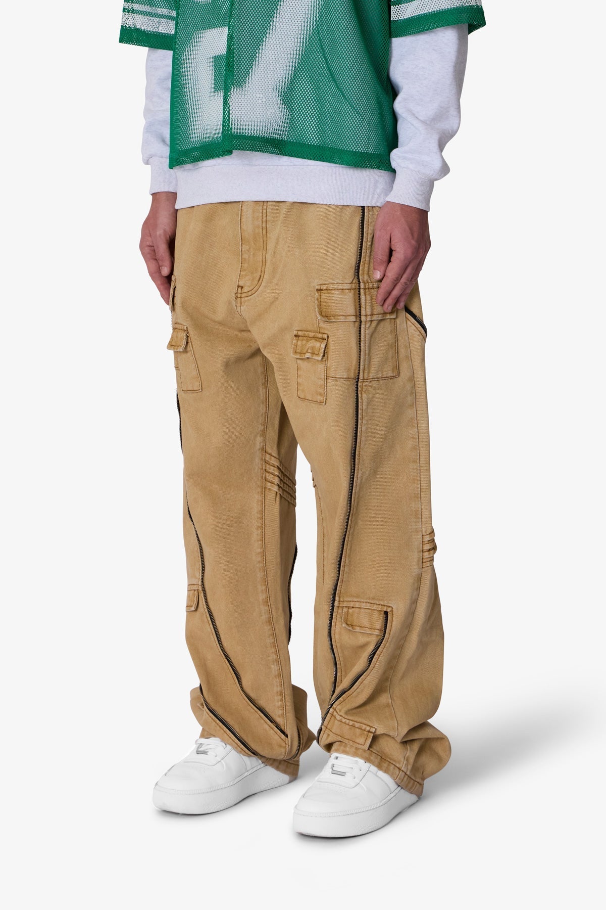 パンツ Neighborhood GridSavage Medium Denim14oz Ultra Baggy Grid Lock Denim - Brown | mnml