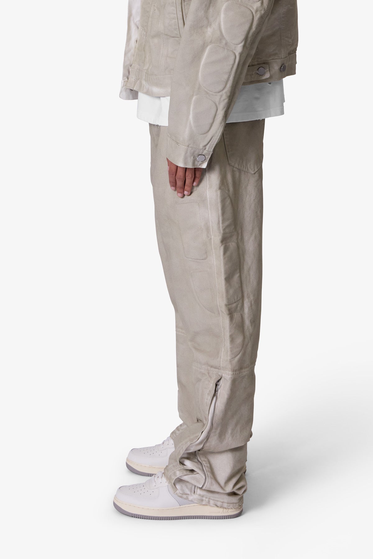 パンツ NO MASS PROD BAGGY MOTO DENIM Ultra Baggy Moto Denim - Blue | mnml | shop now
