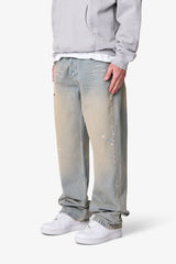 Sand Washed Denim - Light Sand Washed Blue