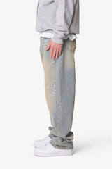 Sand Washed Denim - Light Sand Washed Blue