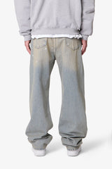 Sand Washed Denim - Light Sand Washed Blue