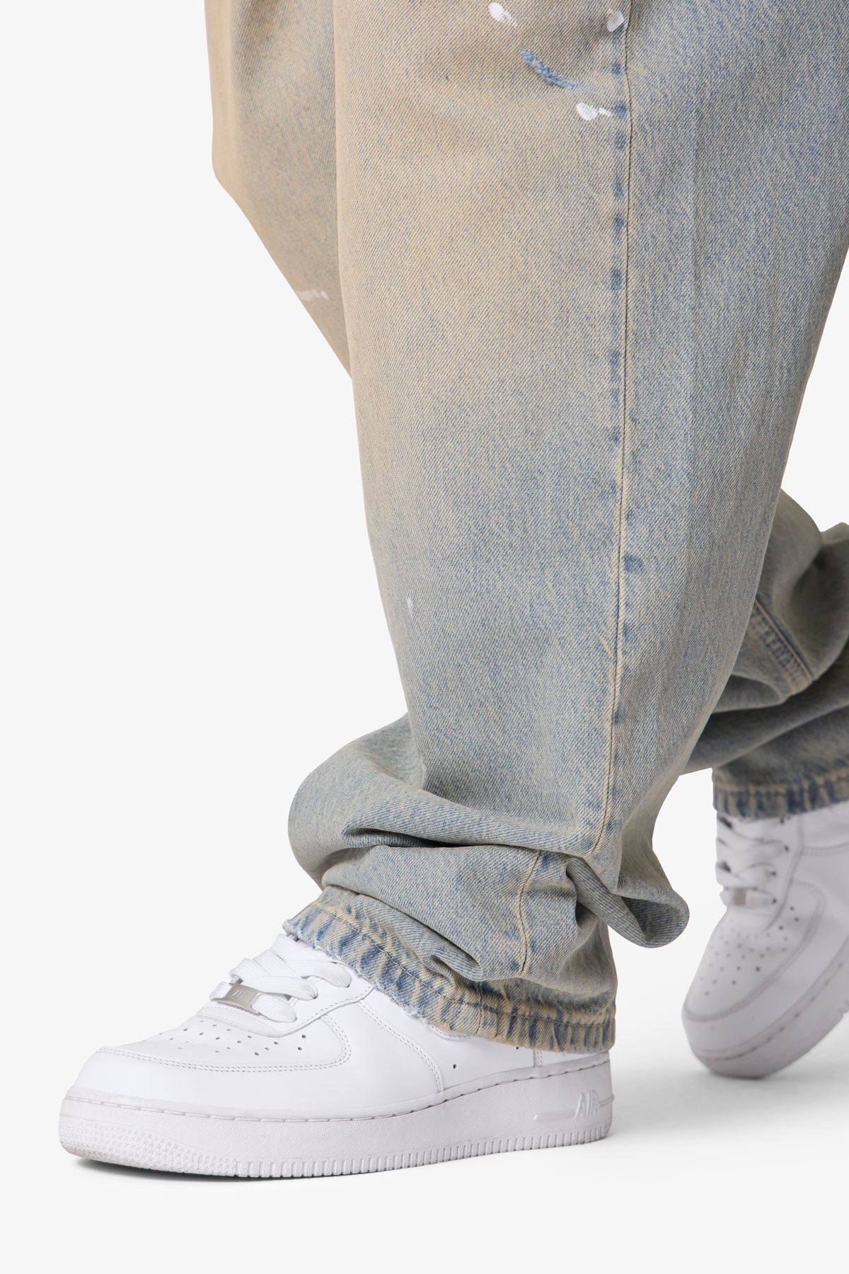 Ultra Baggy Painter Denim - Light Sand Washed Blue | mnml