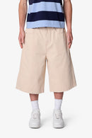 Ultra Baggy Paneled Chino Shorts - Khaki