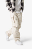 Pantalones cargo Ultra holgados de tejido ripstop - Blanco roto