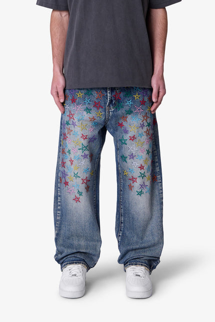 Ultra Baggy Star Denim - Vintage Blue