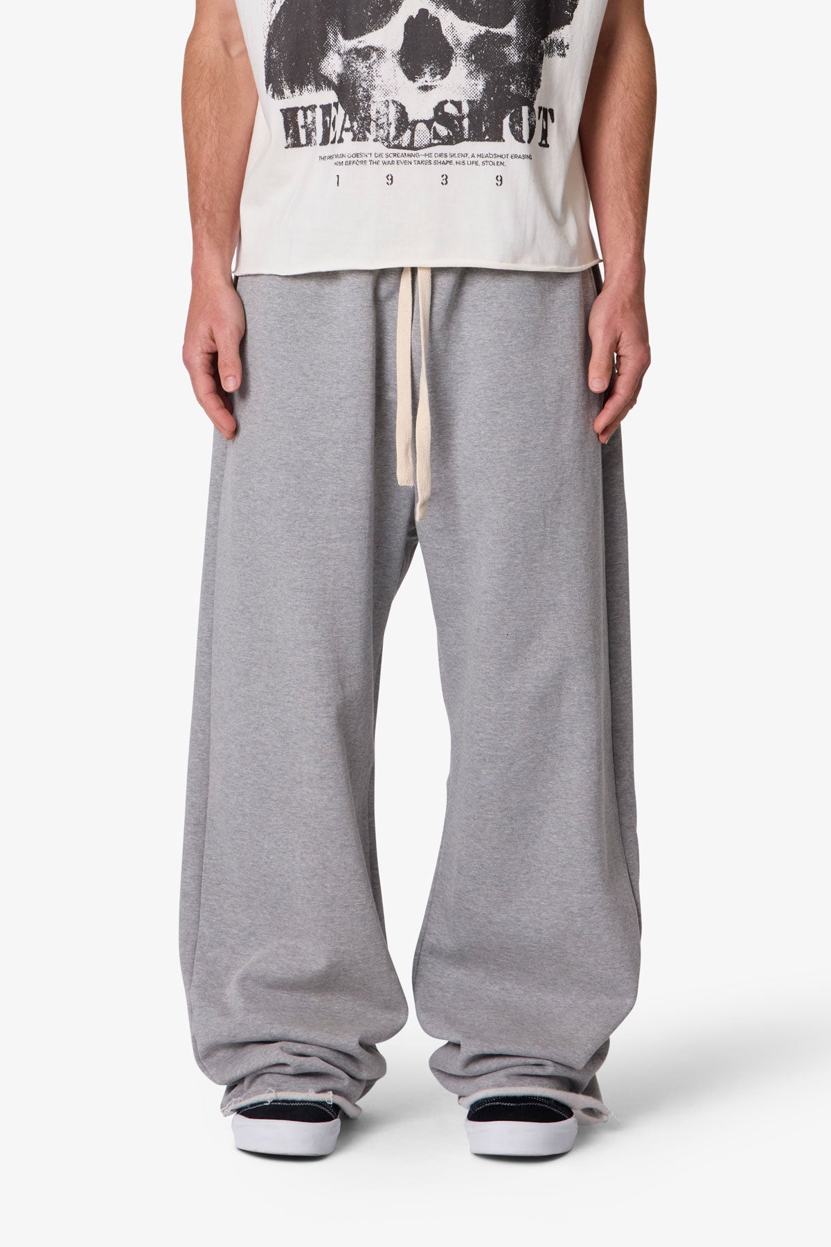 Ultra Baggy Sweatpants - Dark Heather | mnml