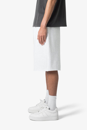 Ultra Baggy Sweatshorts - Heather Grey