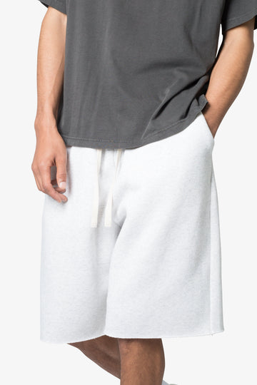 Ultra Baggy Sweatshorts - Heather Grey