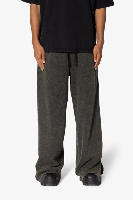 Ultra Baggy Thermal Sweatpants - Olive