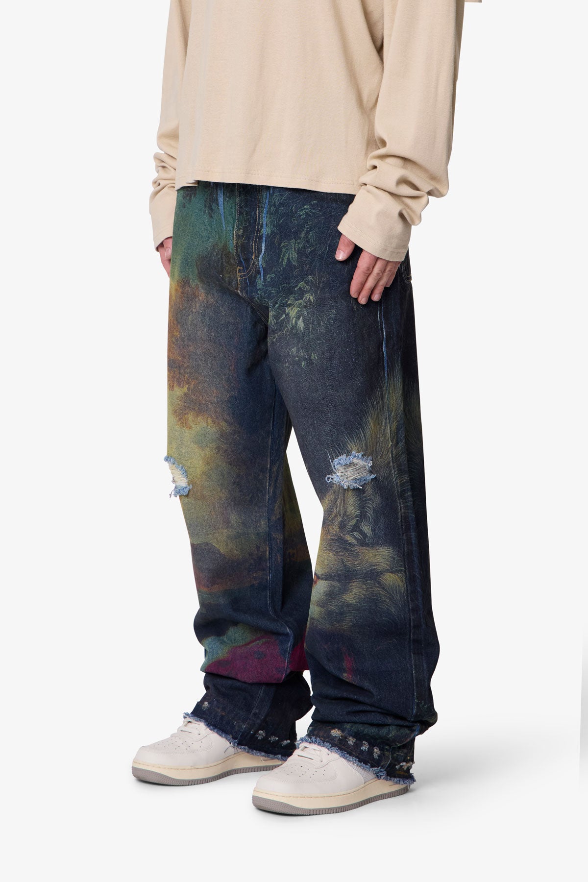 Ultra Baggy Wolf Denim - Multi | mnml