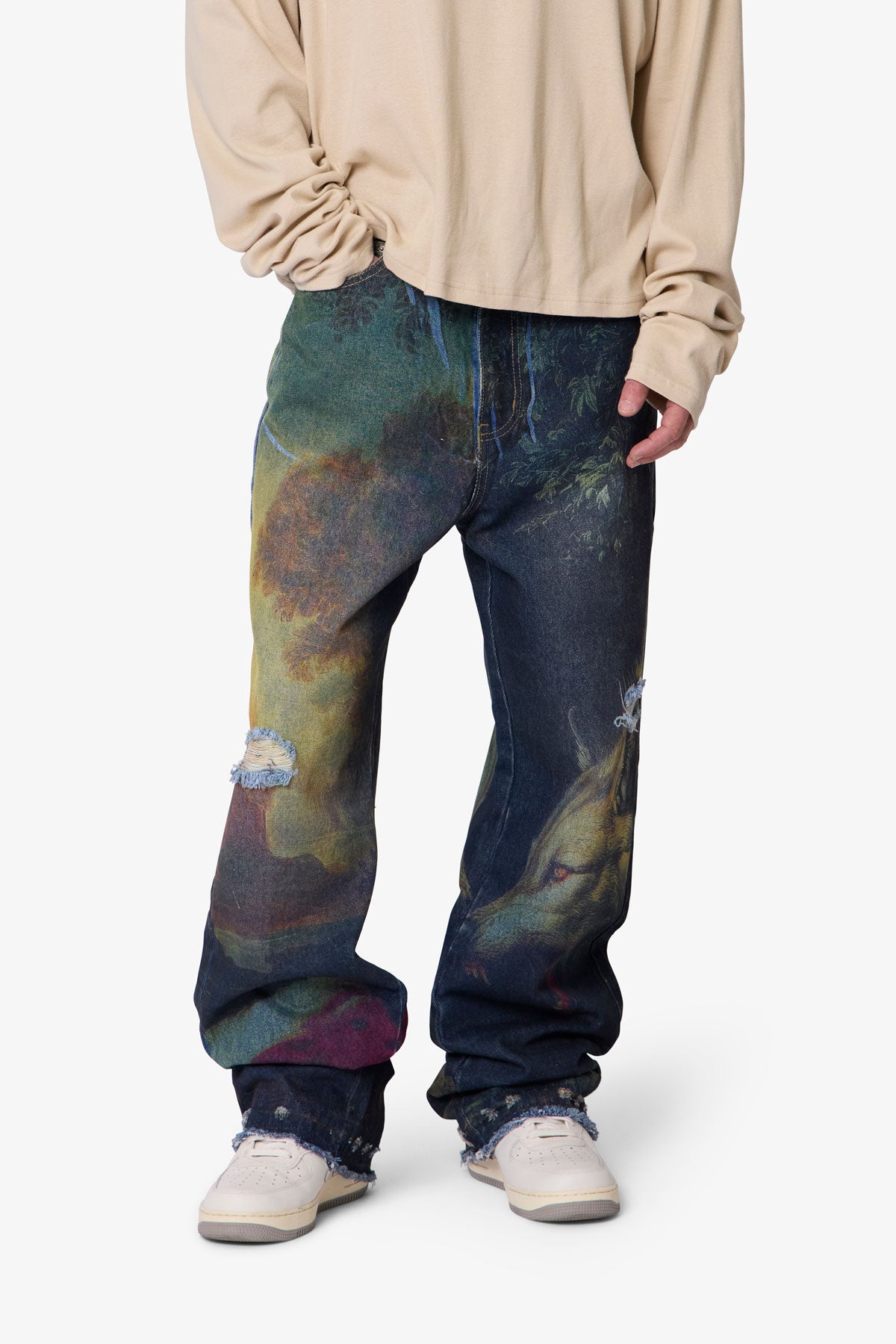 Ultra Baggy Wolf Denim - Multi | mnml