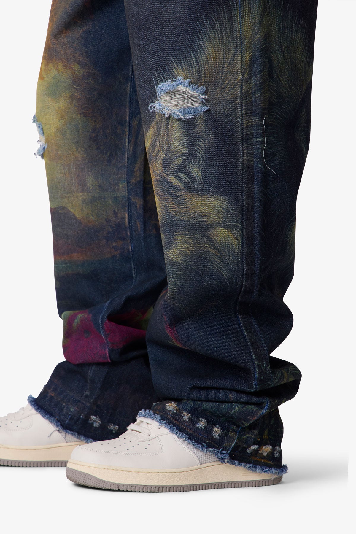 Ultra Baggy Wolf Denim - Multi | mnml