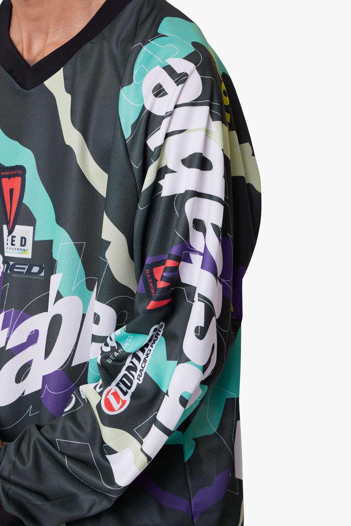 MNML UNSTABLE MOTO シャツ 送料/関税込 Unstable Moto Shirt - Mint Multi | mnml | shop now